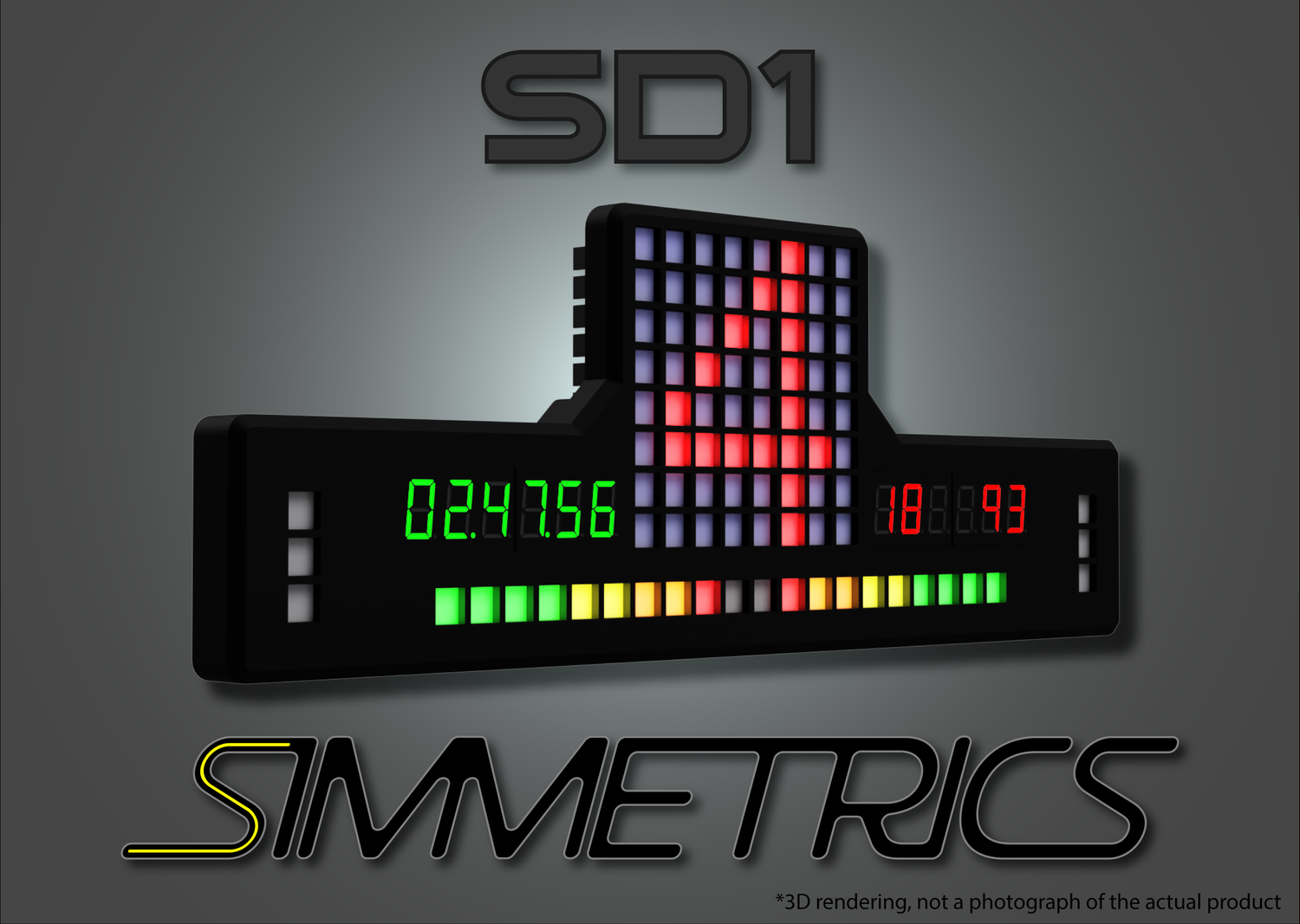 Simmetrics SD-1 Racing Simulator Dashboard — Simmetrics
